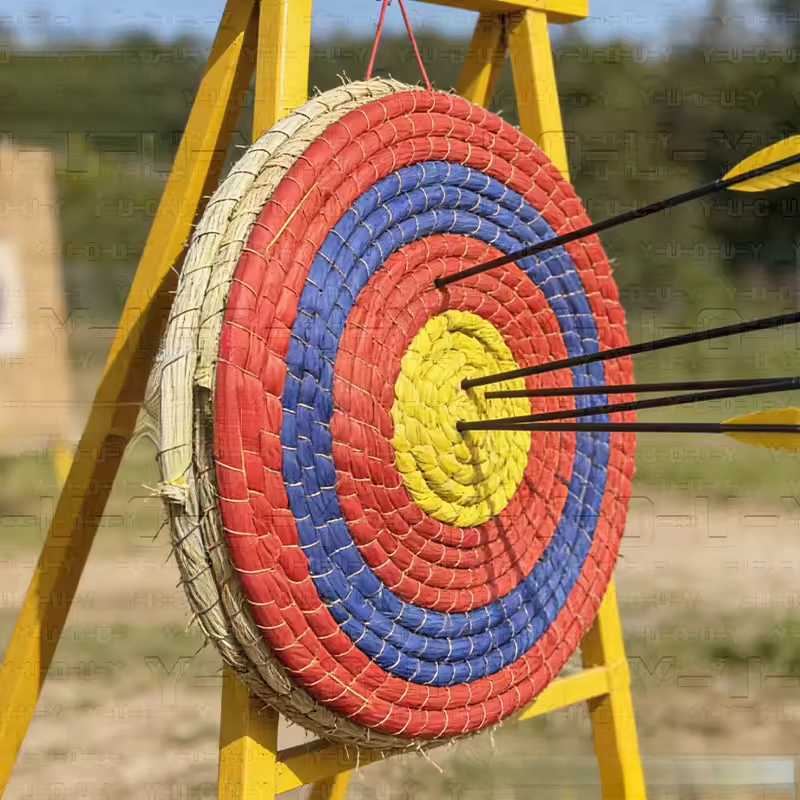 Handwoven Straw Target – Safe & Fun for the Whole Family, EU Warehouse