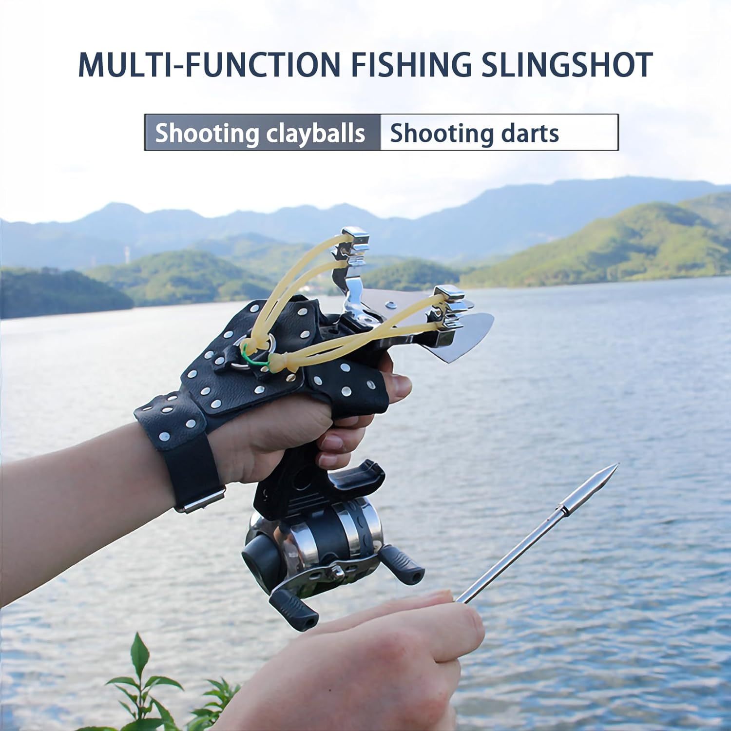 YUOUY Fishing Slingshot Set for Outdoor Hunting YY-BL25