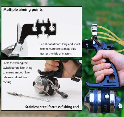 YUOUY Fishing Slingshot Set for Outdoor Hunting YY-BL25