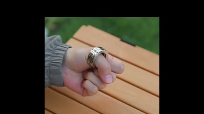 2pcs Foldable Self-defense Ring Brass Knuckles YY-B-031