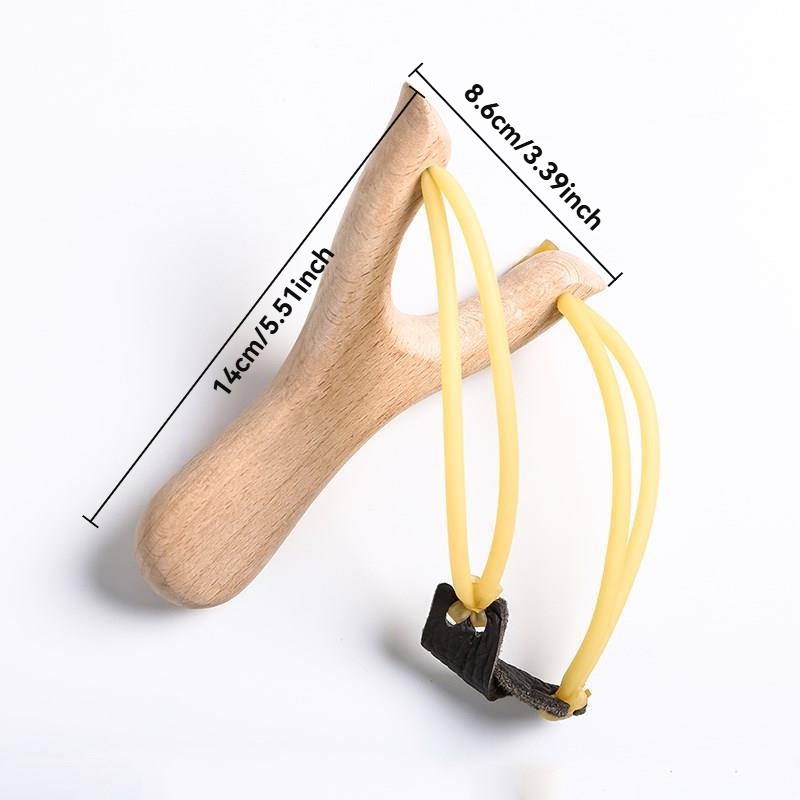 YUOUY Solid Wooden Slingshot with Classic Construction Hunting Slingshot for Catapult Game, Outdoor, Hunting-for Kids/Children/Adult