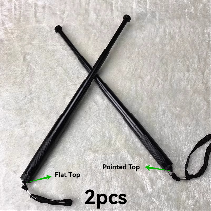 YUOUY Stainless Steel Four-section Telescopic Baton