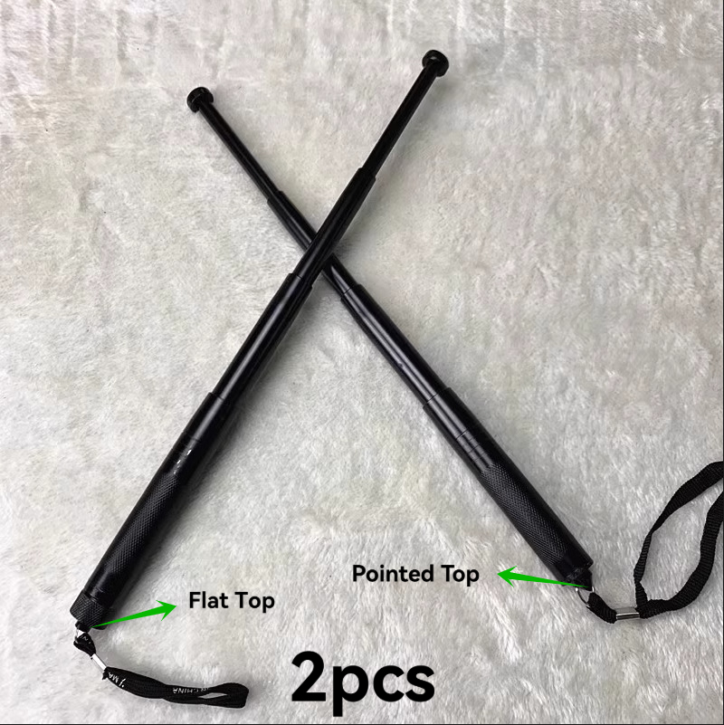 YUOUY Stainless Steel Four-section Telescopic Baton