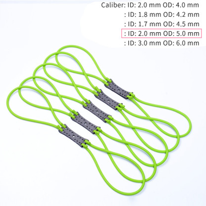 10pcs Elastic Natural Latex Rubber Band Tube for Hunting Slingshot Catapults Parts YY-2050