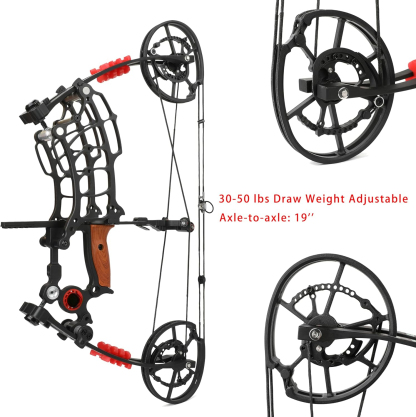 YY-001 Archery Compound Bow Set Arrows and Steel Balls Dual Purpose Bow