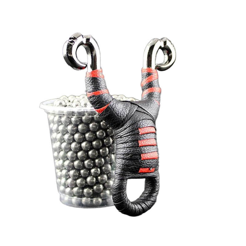 YUOUY SlingShots, High Velocity Powerful Sling Shots for Hunting, Adult Man Outdoor Stainless Steel Slingshots Pocket Shooting Slingshot