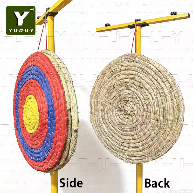 Y-U-O-U-Y Handwoven Straw Target CB5006