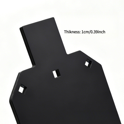YUOUY AR500 Steel Shooting Target 17.8 x 30.5 cm, Chain not included