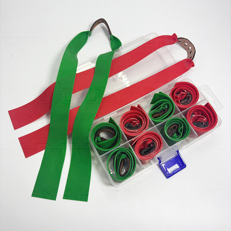 Slingshot Rubber Band Red + Green