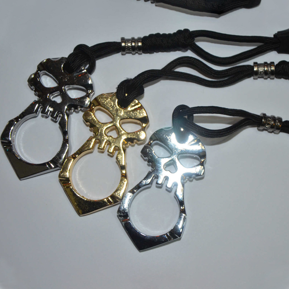 3pcs One-finger Skull Sticker Knuckles YY-02406280013