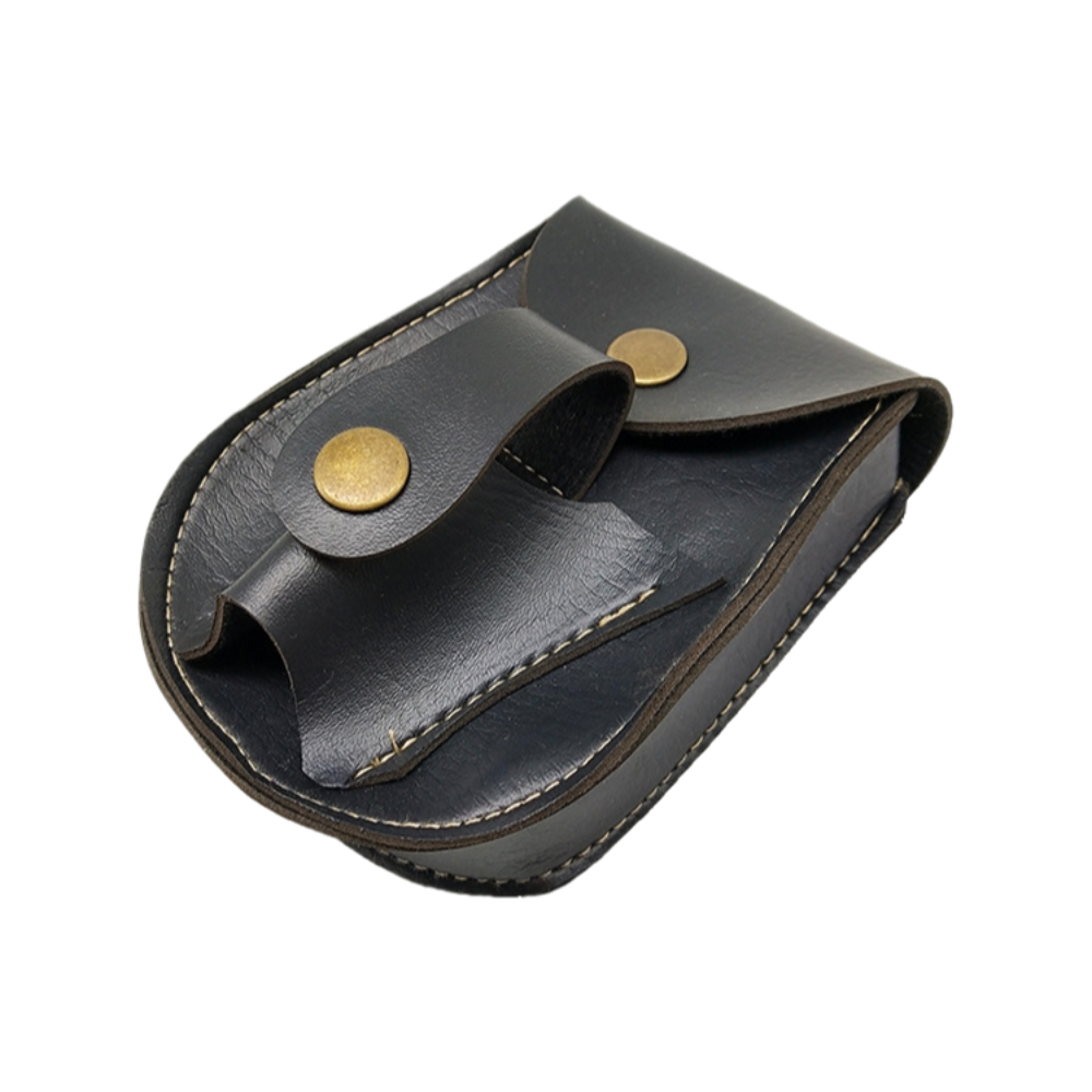 YUOUY 2 in 1 Hunting Slingshot Pouch, Hunting Catapult Leather Slingshot Ammo Balls Pouch Bag Case(Ammo and Slingshot not Included)