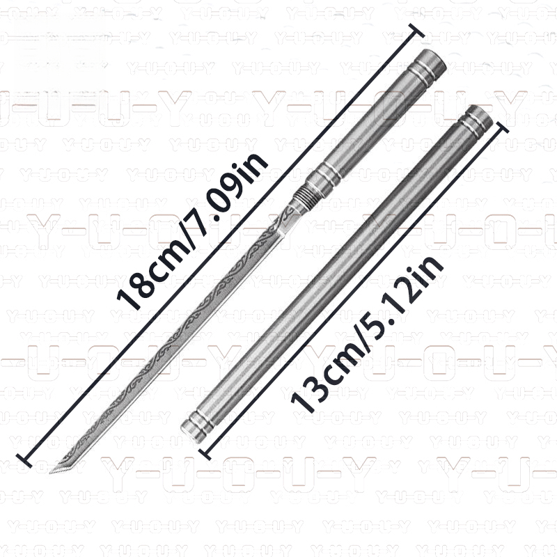 A Pair Of Stainless Steel Portable Dinner Knives