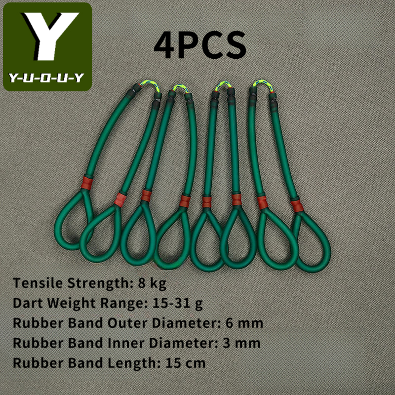 4pcs Long-range High-elastic Rubber Band YY-3060
