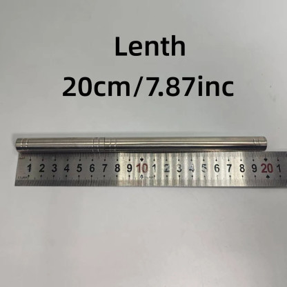 Y-U-O-U-Y Pair of Portable Stainless Steel Tools with Threaded Closure