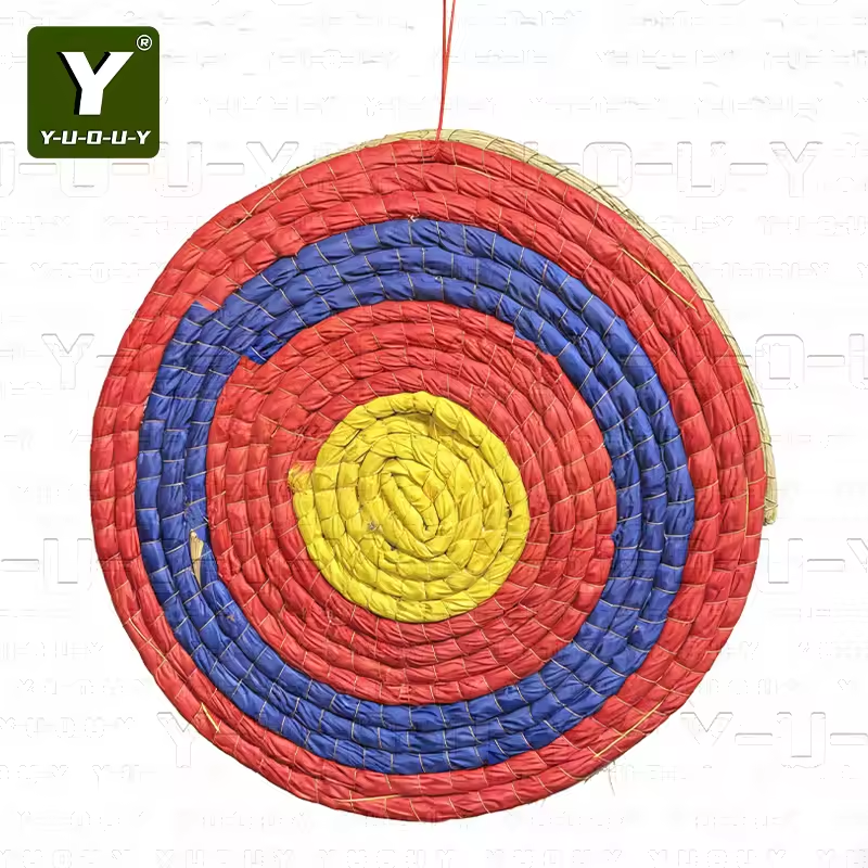 Y-U-O-U-Y Handwoven Straw Target CB5006
