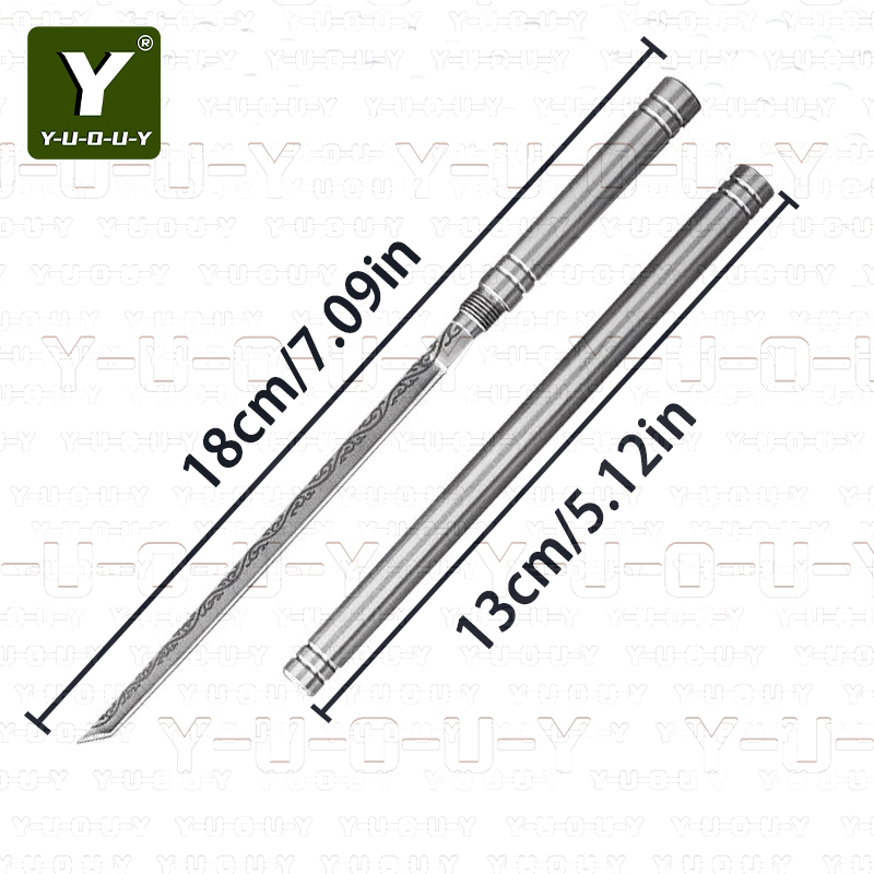 Y-U-O-U-Y A Pair Of Stainless Steel Portable Dinner Knives BXGPAIR