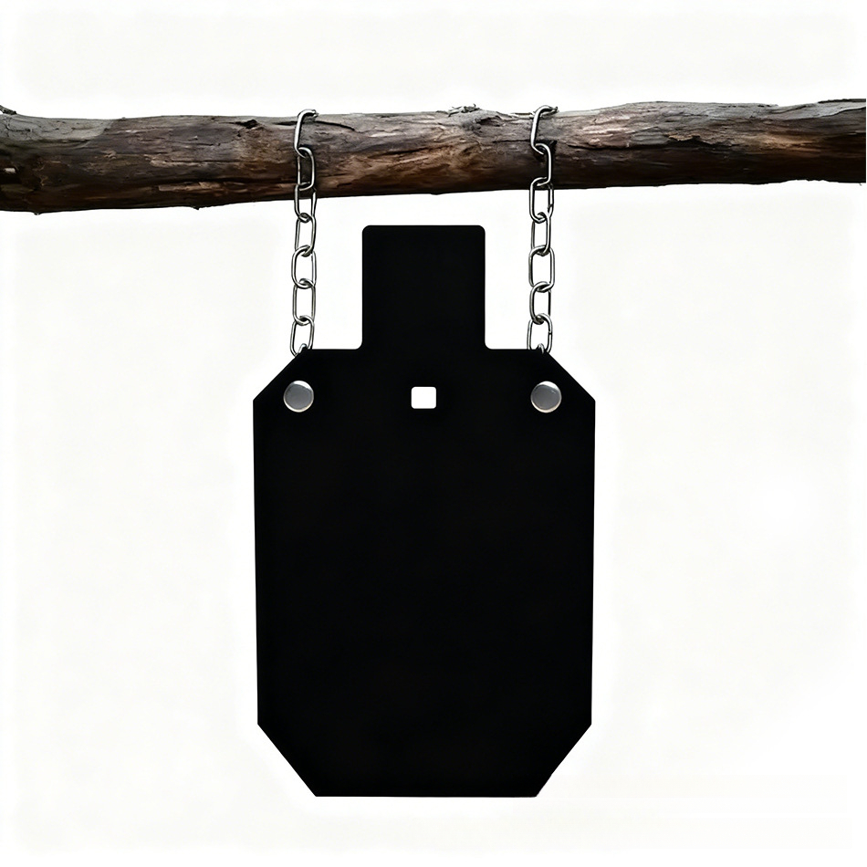 YUOUY AR500 Steel Shooting Target 17.8 x 30.5 cm, Chain not included