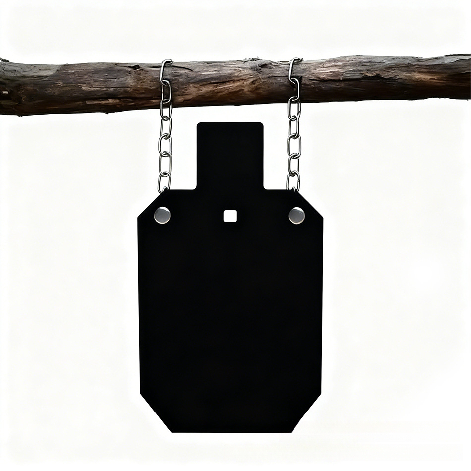 YUOUY AR500 Steel Shooting Target 17.8 x 30.5 cm, Chain not included