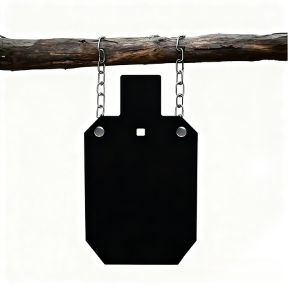 YUOUY AR500 Steel Shooting Target 17.8 x 30.5 cm, Chain not included
