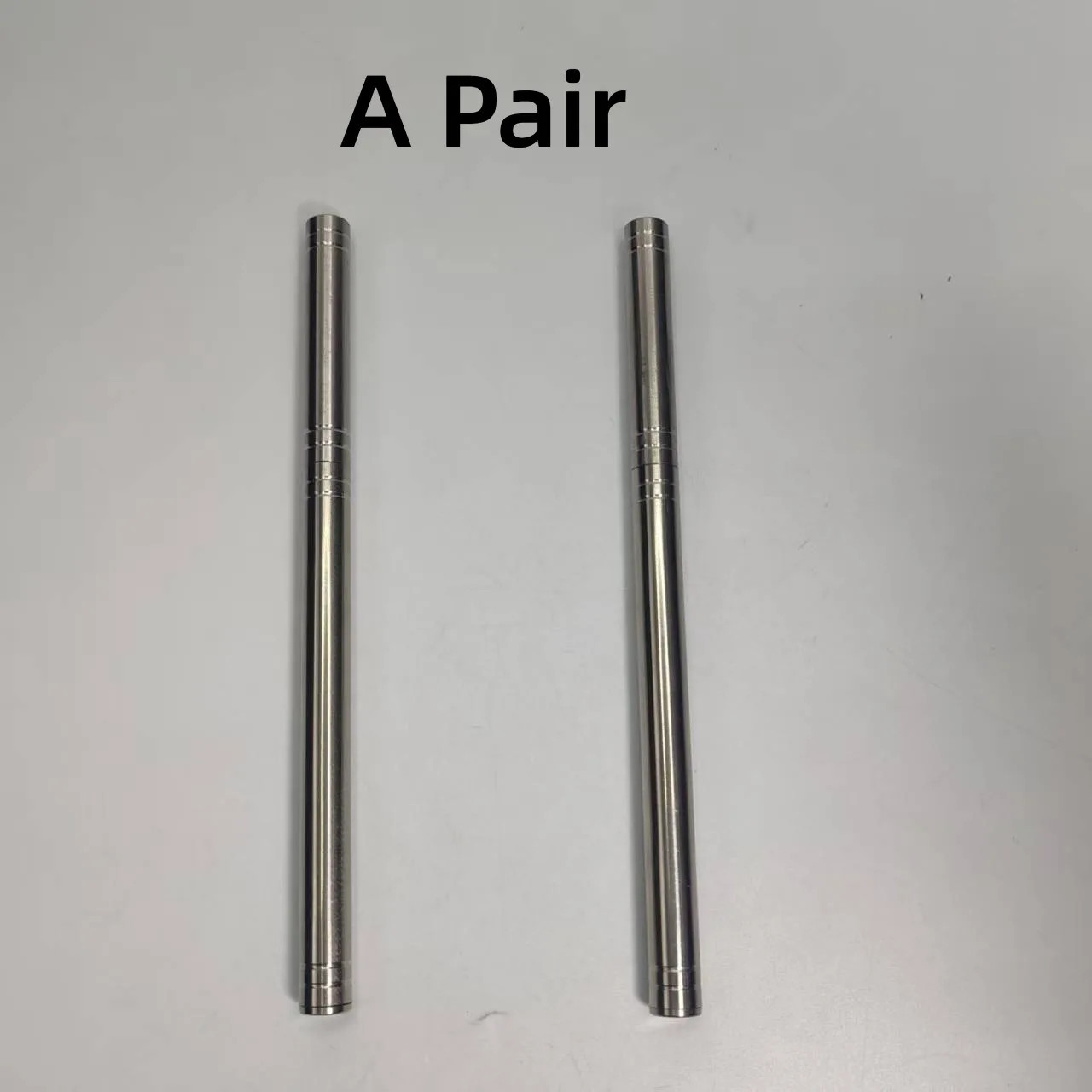 Y-U-O-U-Y Pair of Portable Stainless Steel Tools with Threaded Closure