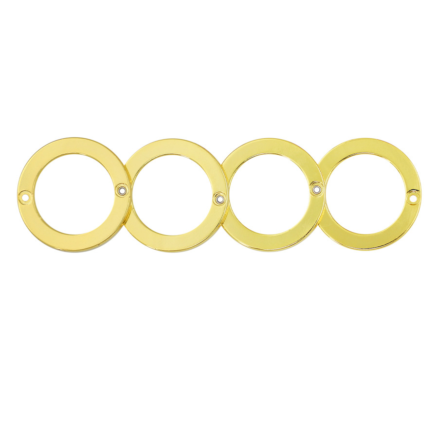 2pcs Foldable Self-defense Ring Brass Knuckles YY-B-031