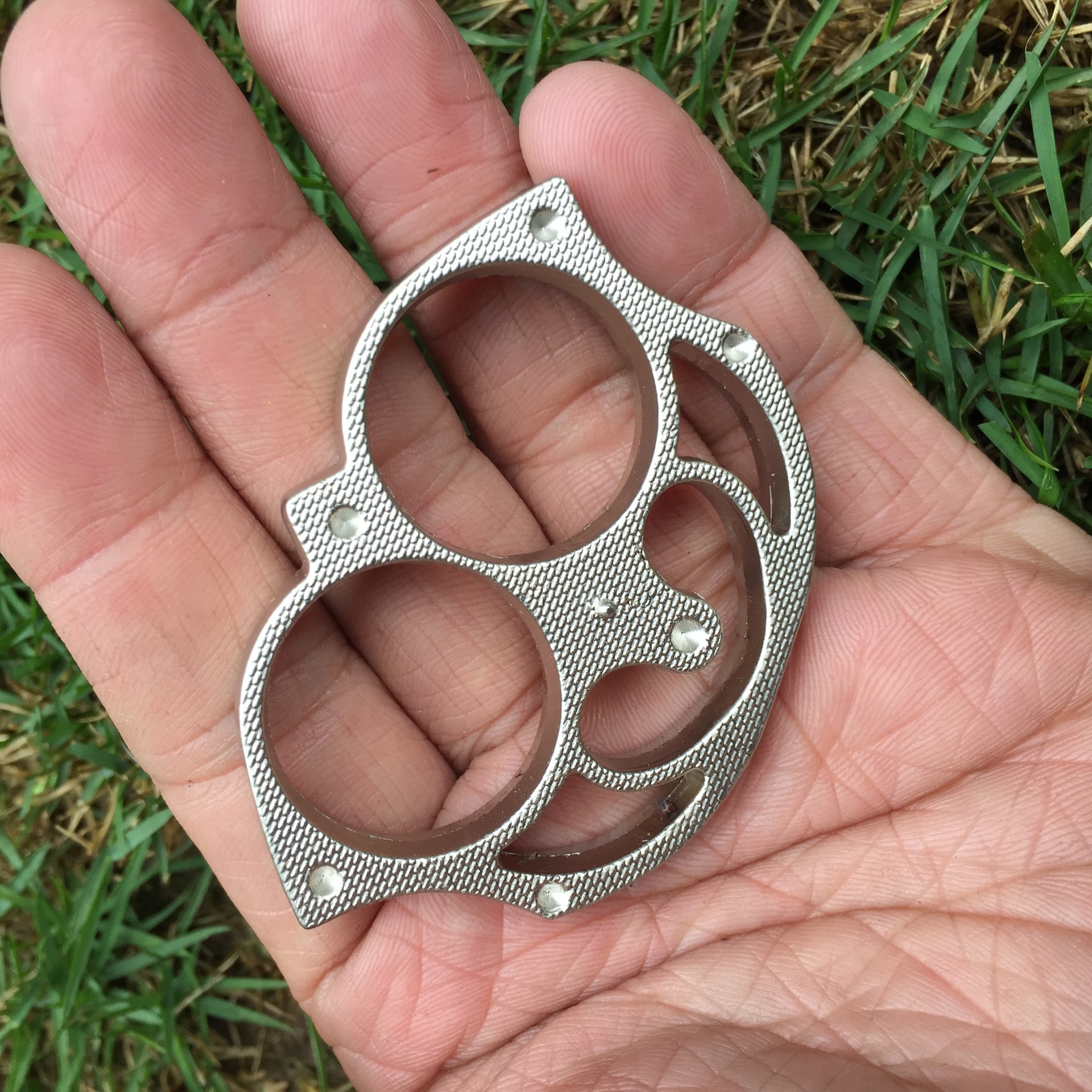 2pcs Two-finger Sloth Brass Knuckles YY-20200822-03