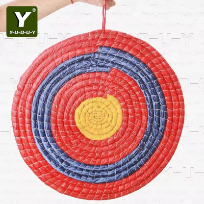 Y-U-O-U-Y Handwoven Straw Target CB5006