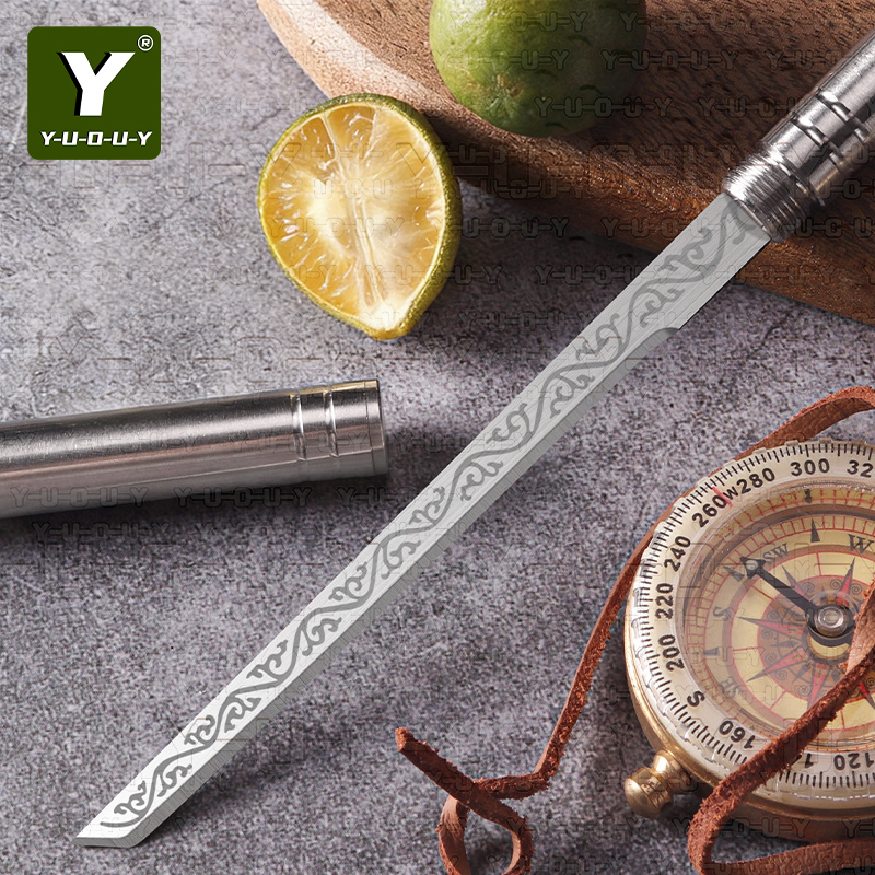 Y-U-O-U-Y A Pair Of Stainless Steel Portable Dinner Knives BXGPAIR