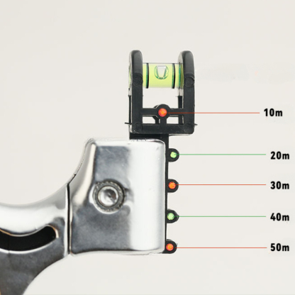 YUOUY Professional Outdoor Slingshot with Adjustable Sights Target Practice and Recreation for Adults Portable Slingshot