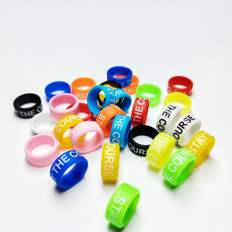 YY-C100 Silicone Anti Slip Rubber Ring for Slingshot (100Pcs Random Mixed)