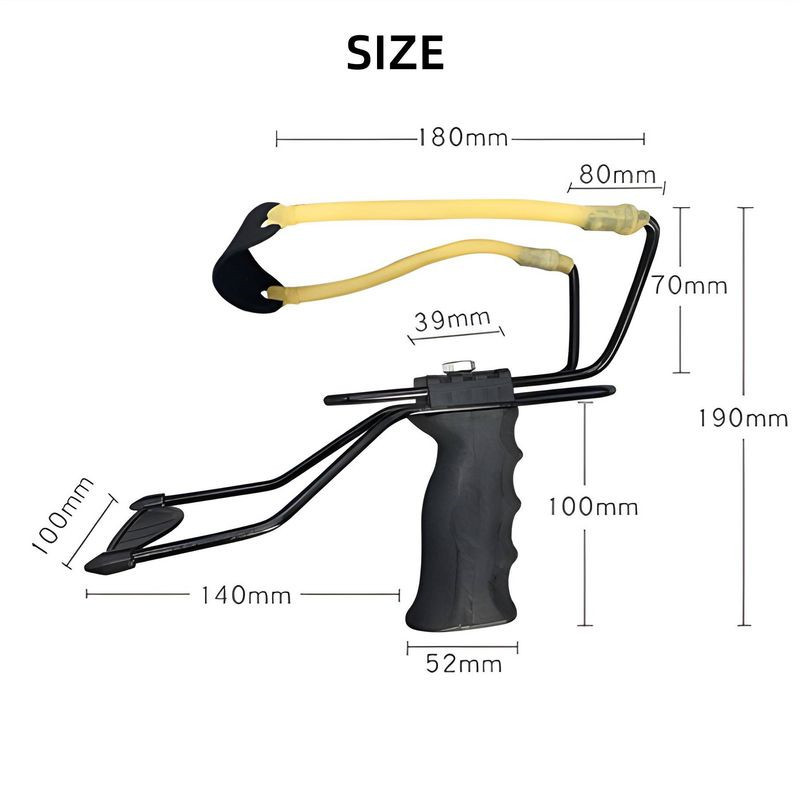 Y-U-O-U-Y Black & Red Handle 2-Set SLINGSHOTS