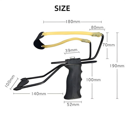 Y-U-O-U-Y Black & Red Handle 2-Set SLINGSHOTS