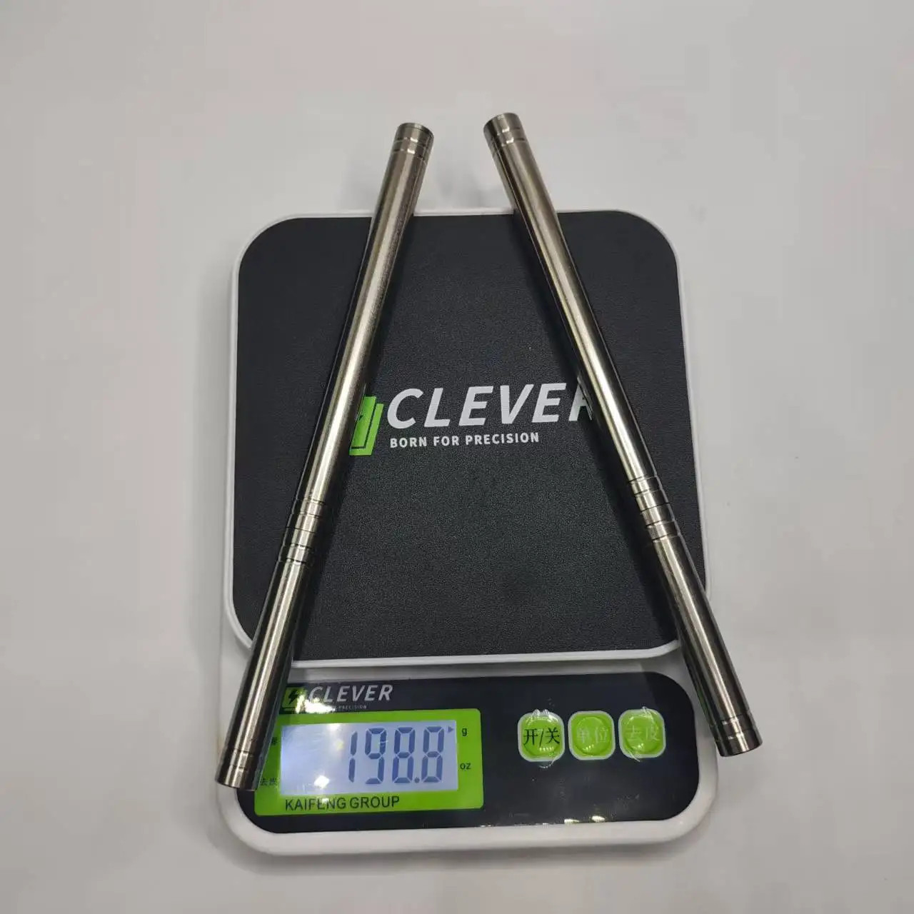 Y-U-O-U-Y Pair of Portable Stainless Steel Tools with Threaded Closure
