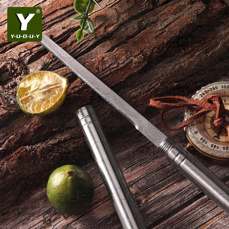 Y-U-O-U-Y A Pair Of Stainless Steel Portable Dinner Knives BXGPAIR