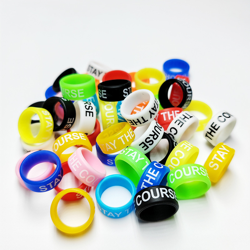 YY-C100 Silicone Anti Slip Rubber Ring for Slingshot (100Pcs Random Mixed)
