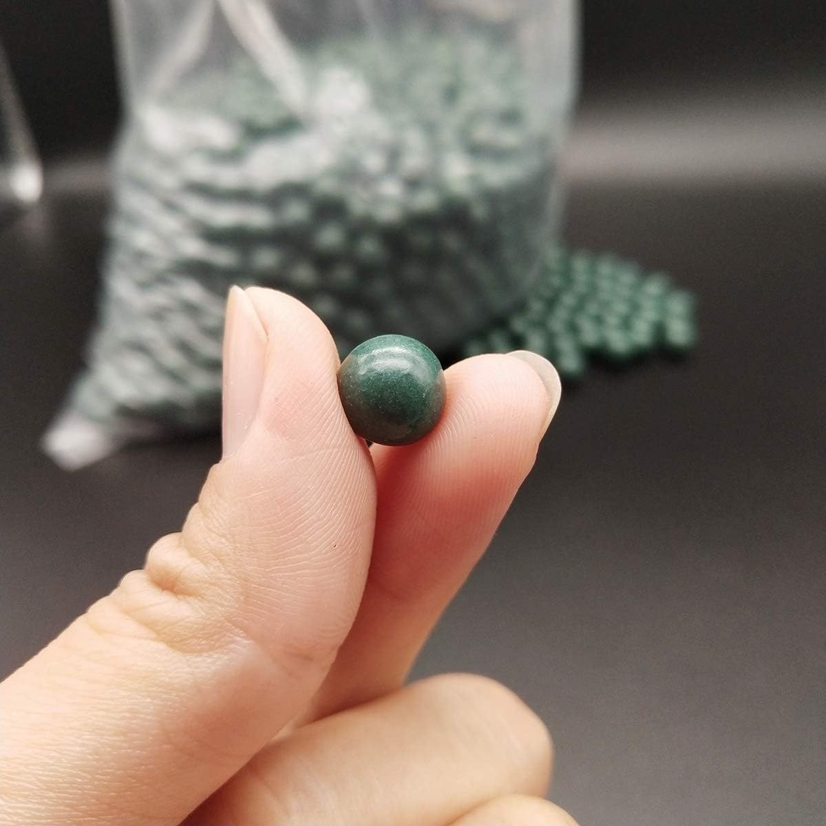 9mm-10mm Precision Clay Slingshot Ammo YY-Green9/10