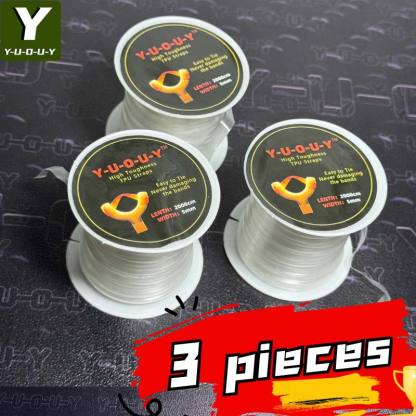 50pcs Yellow Flat Latex Band
