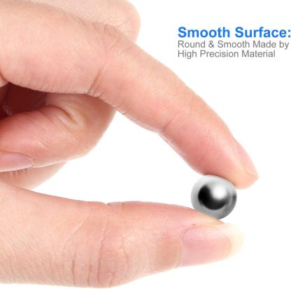 YUOUY Slingshot Ammo - Steel Sling Shot Ammo Balls 9mm Ammo Professional Balls for Hunting & Shooting, Target, Competition, Practice (200 Qty)