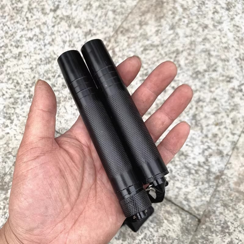 YUOUY Stainless Steel Four-section Telescopic Baton