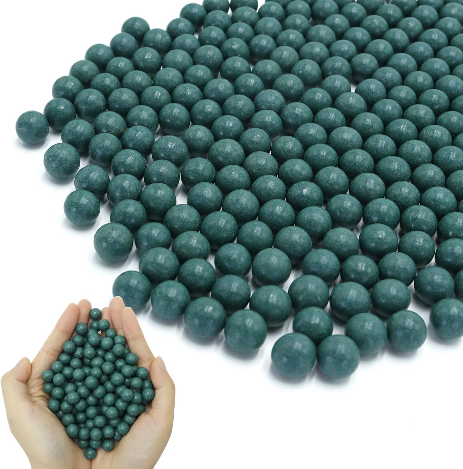 9mm-10mm Precision Clay Slingshot Ammo YY-Green9/10