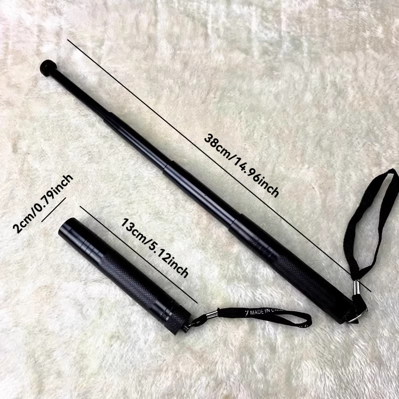 YUOUY Stainless Steel Four-section Telescopic Baton