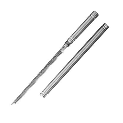 Pair of Portable Stainless Steel Tools with Threaded Closure
