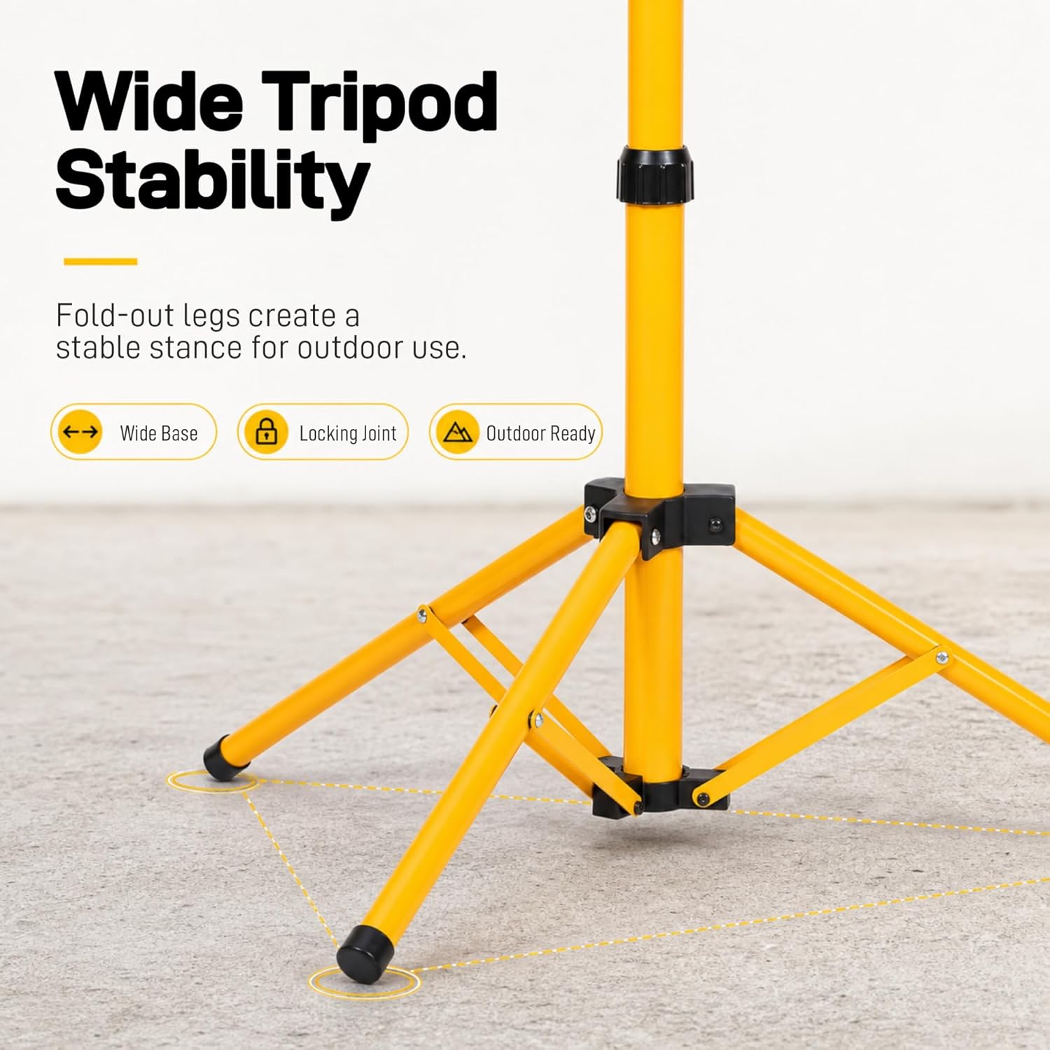 YUOUY Archery Target Stand, Foldable and Adjustable Metal Tripod for Bow and Arrow, Ideal for Backyards and Shooting Ranges. Hanging Stand for Straw Targets and Work Lights