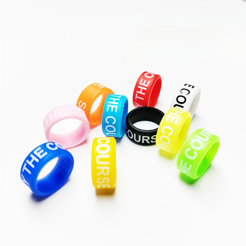 YY-C100 Silicone Anti Slip Rubber Ring for Slingshot (100Pcs Random Mixed)