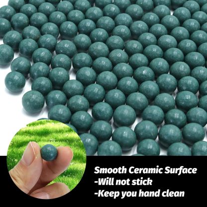 9mm-10mm Precision Clay Slingshot Ammo YY-Green9/10