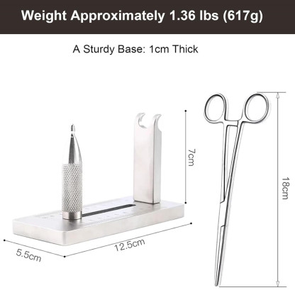 YY-CY001 Slingshot Band Tying Tool Jig, 304 Stainless Steel Portable Catapult Helper Accessory for Slingshot Making
