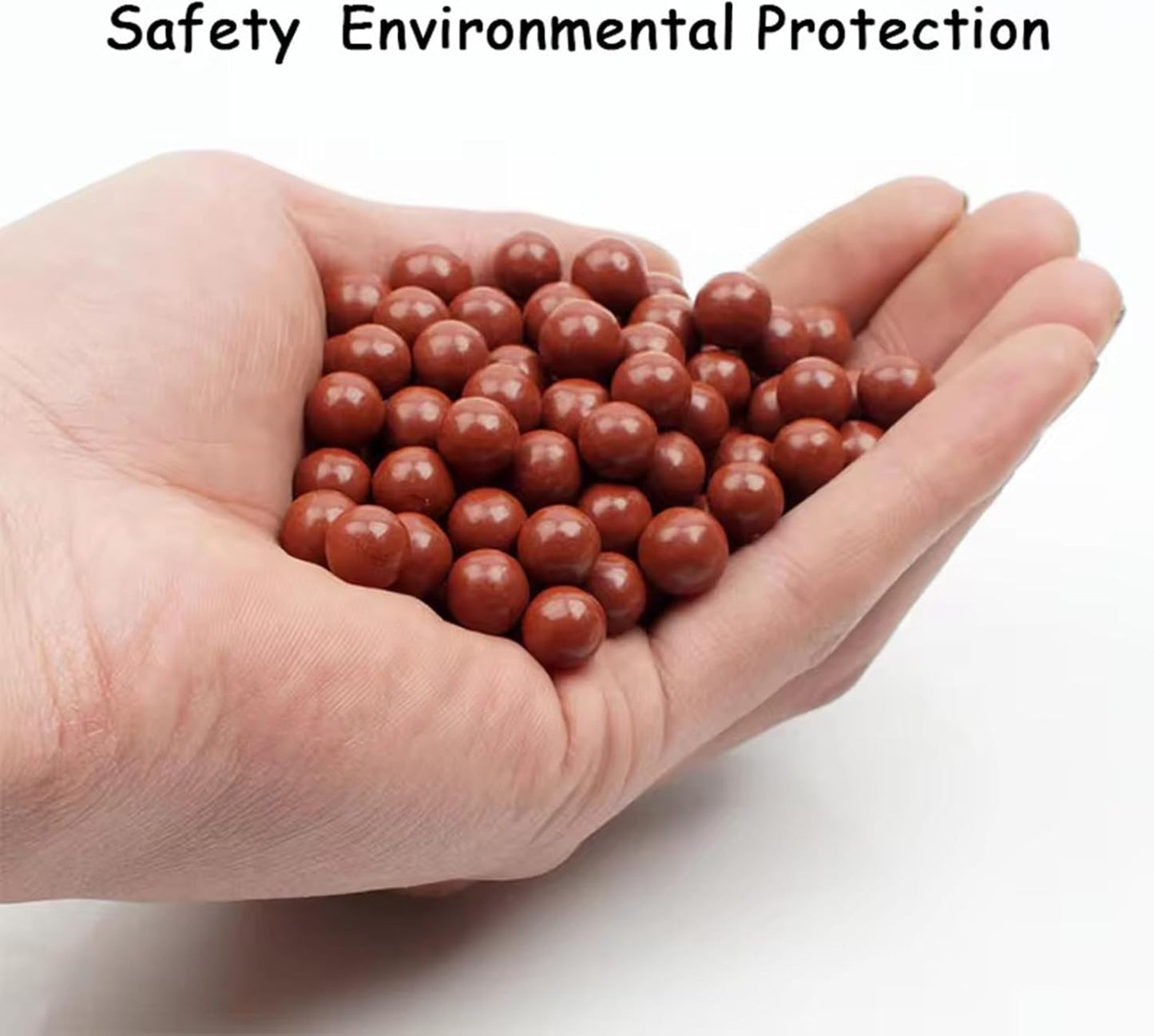 YUOUY 500pcs Outdoor Catapult Marble Ceramic Ball, Environmentally Friendly and Biodegradable Clay Ball