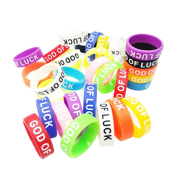 YY-C100 Silicone Anti Slip Rubber Ring for Slingshot (100Pcs Random Mixed)