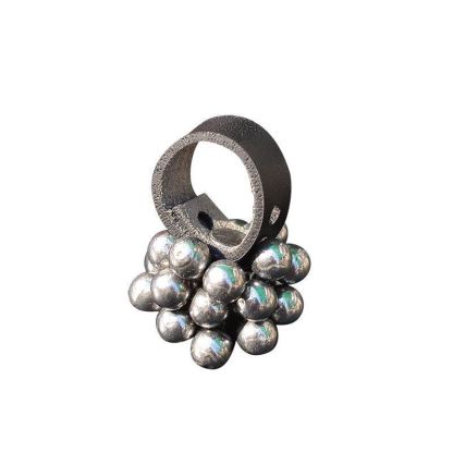 Strong magnetic pendant, slingshot force magnet, steel ball and iron attracting outdoor pendant, slingshot key buckle