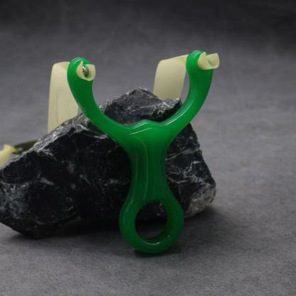 Resin Slingshot Compact and Easy to Carry YY-Green